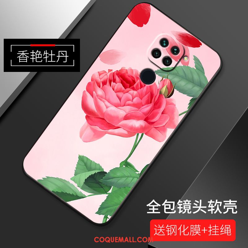 Étui Redmi Note 9 Créatif Tout Compris Incassable, Coque Redmi Note 9 Tendance Silicone Beige