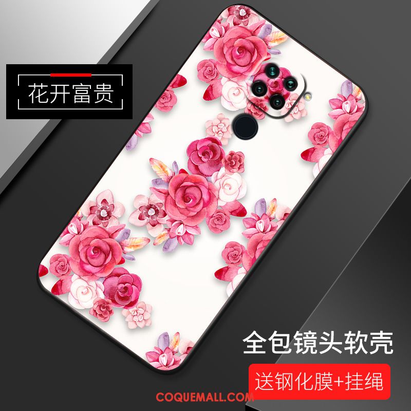 Étui Redmi Note 9 Créatif Tout Compris Incassable, Coque Redmi Note 9 Tendance Silicone Beige