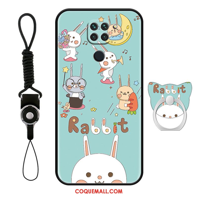 Étui Redmi Note 9 Petit Délavé En Daim Silicone, Coque Redmi Note 9 Incassable Dessin Animé Beige