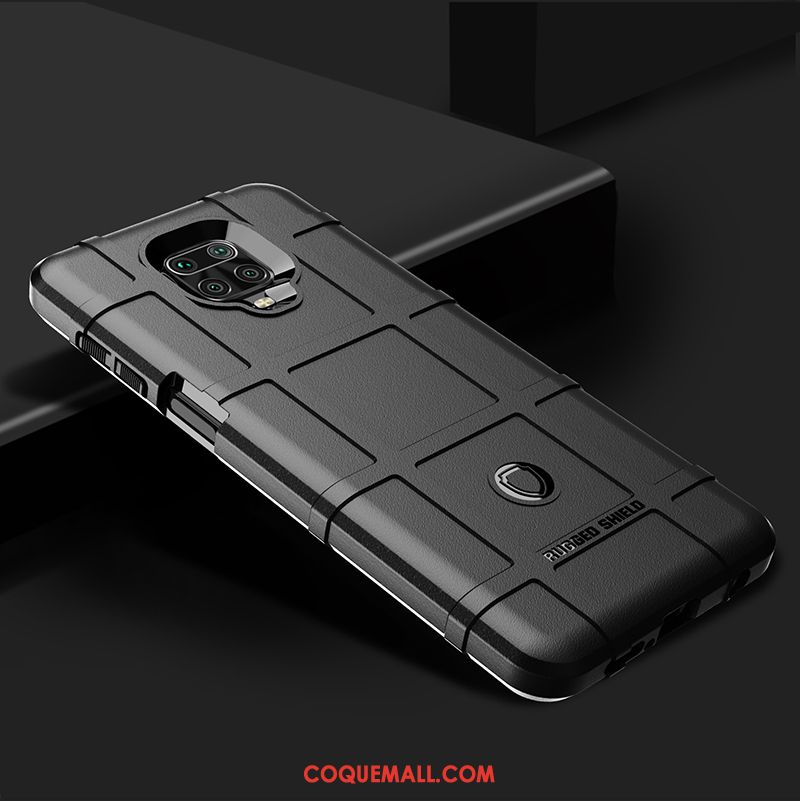 Étui Redmi Note 9 Pro Protection Gris Incassable, Coque Redmi Note 9 Pro Téléphone Portable Fluide Doux Beige