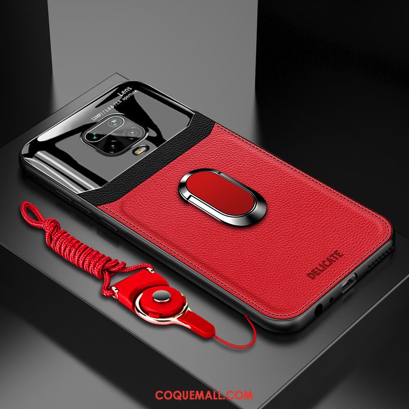 Étui Redmi Note 9 Pro Protection Petit Silicone, Coque Redmi Note 9 Pro Téléphone Portable Rouge Braun Beige