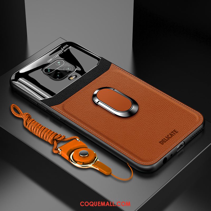 Étui Redmi Note 9 Pro Protection Petit Silicone, Coque Redmi Note 9 Pro Téléphone Portable Rouge Braun Beige