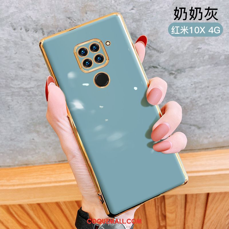 Étui Redmi Note 9 Protection Marque De Tendance Créatif, Coque Redmi Note 9 Rouge Silicone Beige