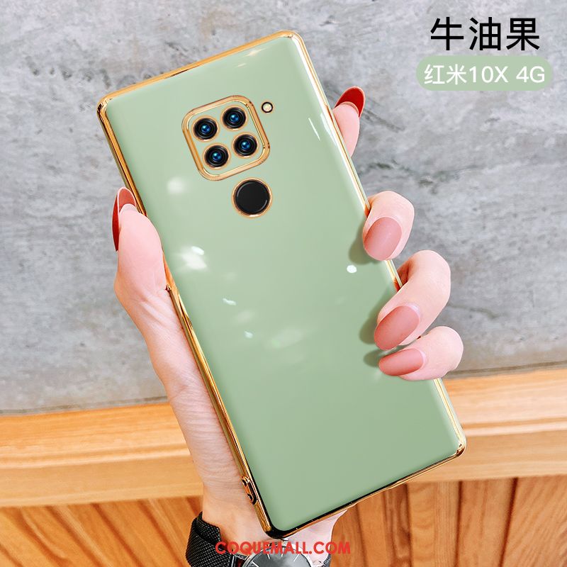 Étui Redmi Note 9 Protection Marque De Tendance Créatif, Coque Redmi Note 9 Rouge Silicone Beige