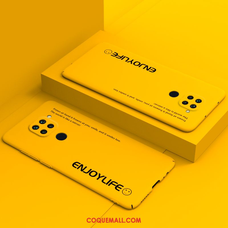 Étui Redmi Note 9 Protection Marque De Tendance Rouge, Coque Redmi Note 9 Personnalité Téléphone Portable Beige