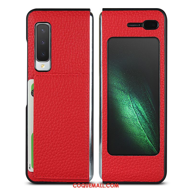 Étui Samsung Fold Bleu Marin Luxe Protection, Coque Samsung Fold Modèle Fleurie Tout Compris