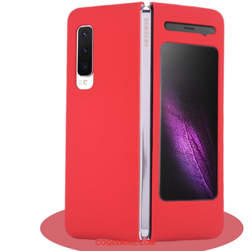 Étui Samsung Fold Délavé En Daim Téléphone Portable Violet, Coque Samsung Fold Étoile Tout Compris