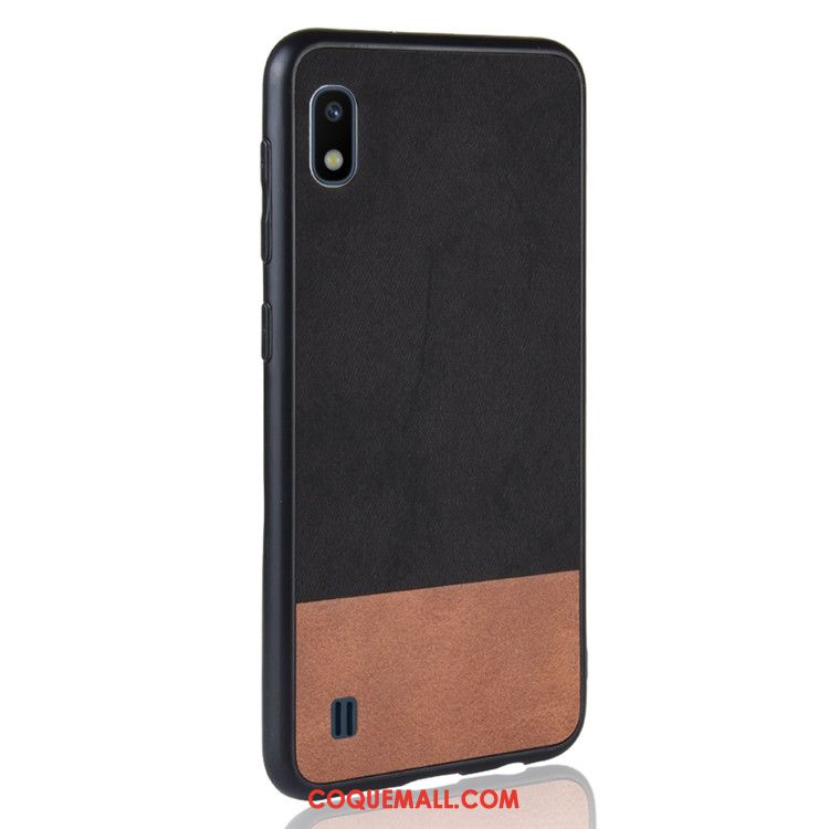 Étui Samsung Galaxy A10 Bleu Tendance Protection, Coque Samsung Galaxy A10 Étoile Denim