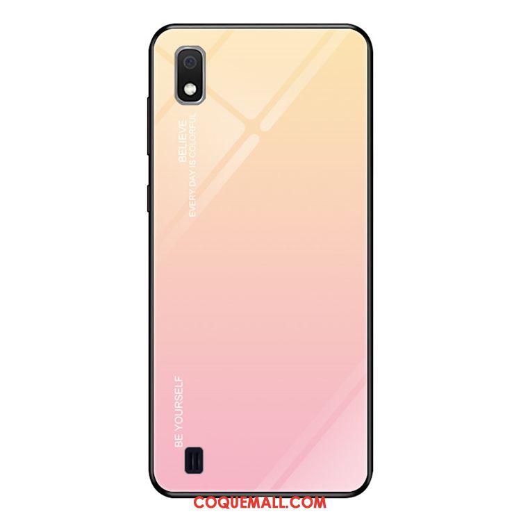 Étui Samsung Galaxy A10 Dégradé Téléphone Portable Vert, Coque Samsung Galaxy A10 Protection Tendance