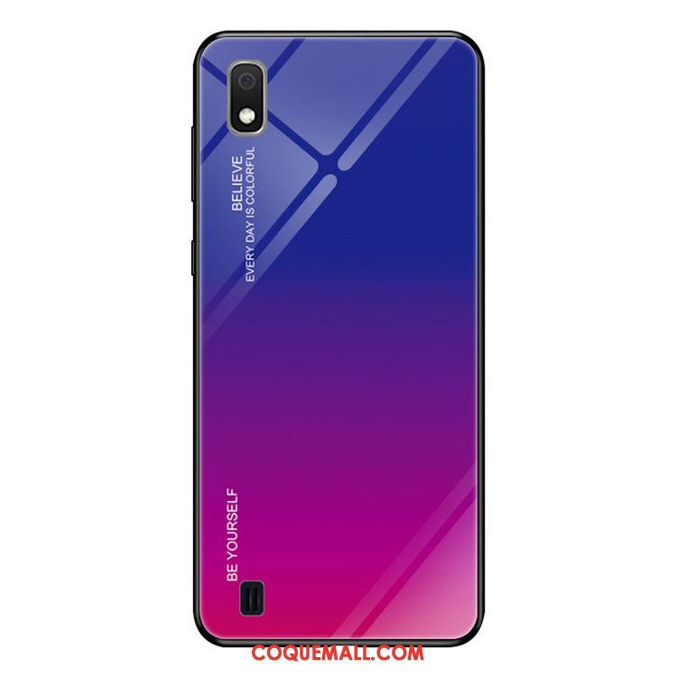 Étui Samsung Galaxy A10 Dégradé Téléphone Portable Vert, Coque Samsung Galaxy A10 Protection Tendance