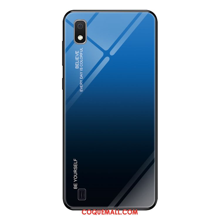 Étui Samsung Galaxy A10 Dégradé Téléphone Portable Vert, Coque Samsung Galaxy A10 Protection Tendance