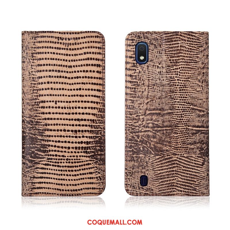 Étui Samsung Galaxy A10 Délavé En Daim Tout Compris Étoile, Coque Samsung Galaxy A10 Cuir Véritable Nouveau