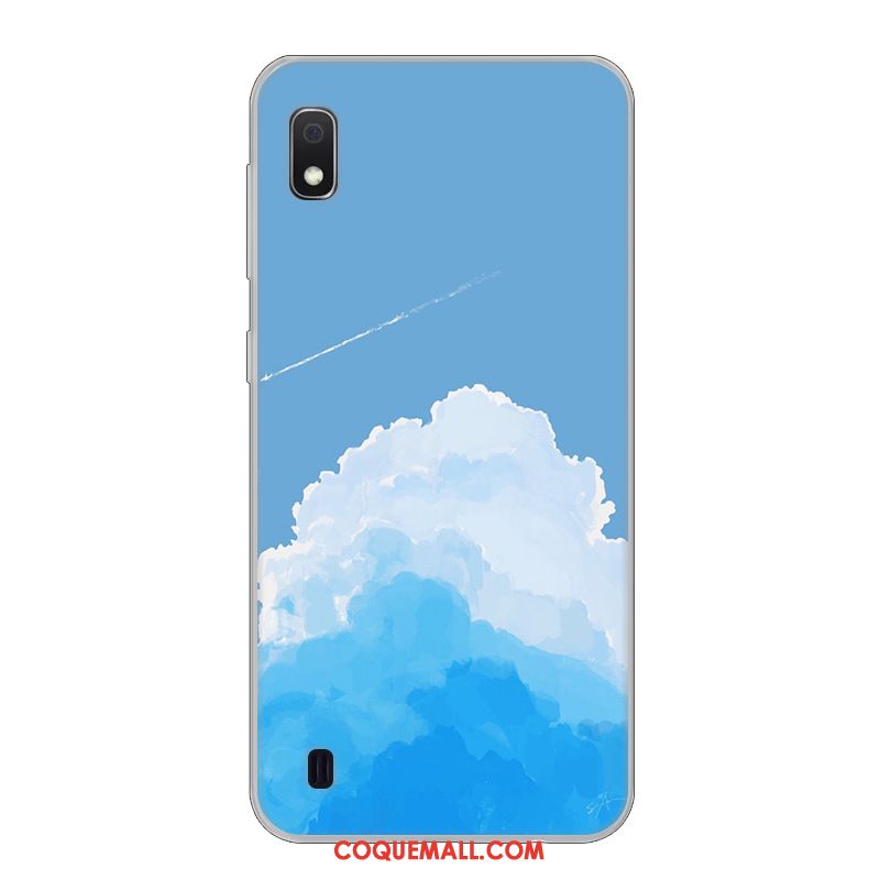 Étui Samsung Galaxy A10 Incassable Gris Silicone, Coque Samsung Galaxy A10 Créatif Téléphone Portable