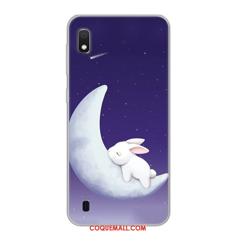 Étui Samsung Galaxy A10 Incassable Gris Silicone, Coque Samsung Galaxy A10 Créatif Téléphone Portable