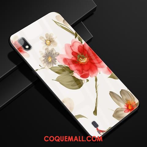 Étui Samsung Galaxy A10 Protection Tendance Fleur, Coque Samsung Galaxy A10 Étoile Vert