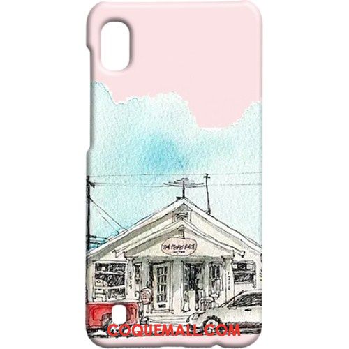 Étui Samsung Galaxy A10 Protection Vent Vert, Coque Samsung Galaxy A10 Peinte À La Main Étoile