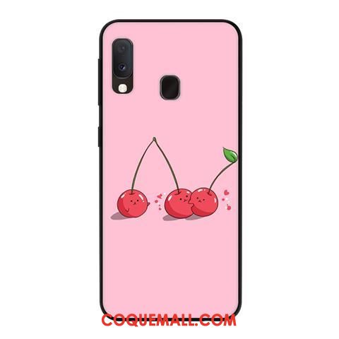 Étui Samsung Galaxy A20e Fluide Doux Délavé En Daim Protection, Coque Samsung Galaxy A20e Blanc Étoile