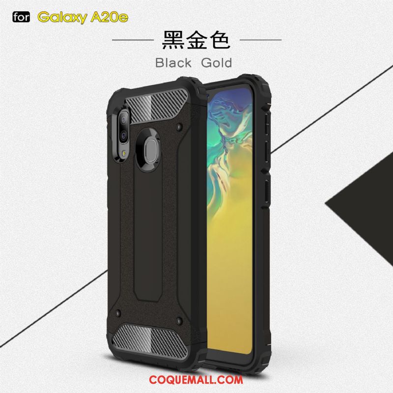 Étui Samsung Galaxy A20e Or Noir Nouveau, Coque Samsung Galaxy A20e Créatif Étoile