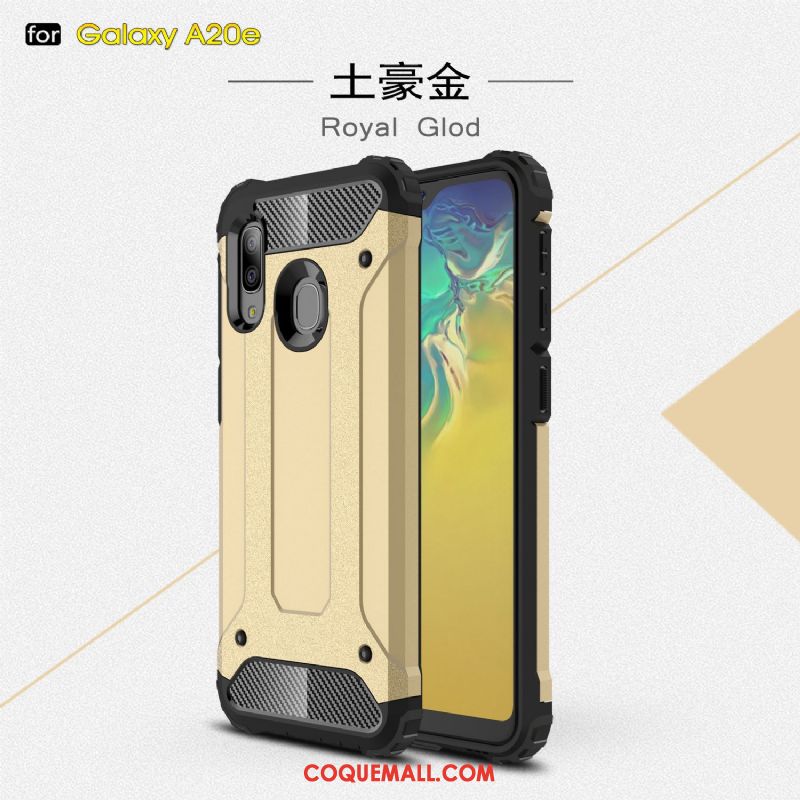 Étui Samsung Galaxy A20e Or Noir Nouveau, Coque Samsung Galaxy A20e Créatif Étoile