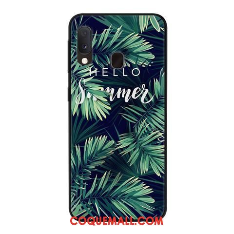 Étui Samsung Galaxy A20e Téléphone Portable Étoile Vert, Coque Samsung Galaxy A20e Noir Délavé En Daim