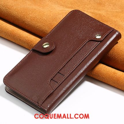 Étui Samsung Galaxy A20e Étoile Protection Marron, Coque Samsung Galaxy A20e Carte Incassable