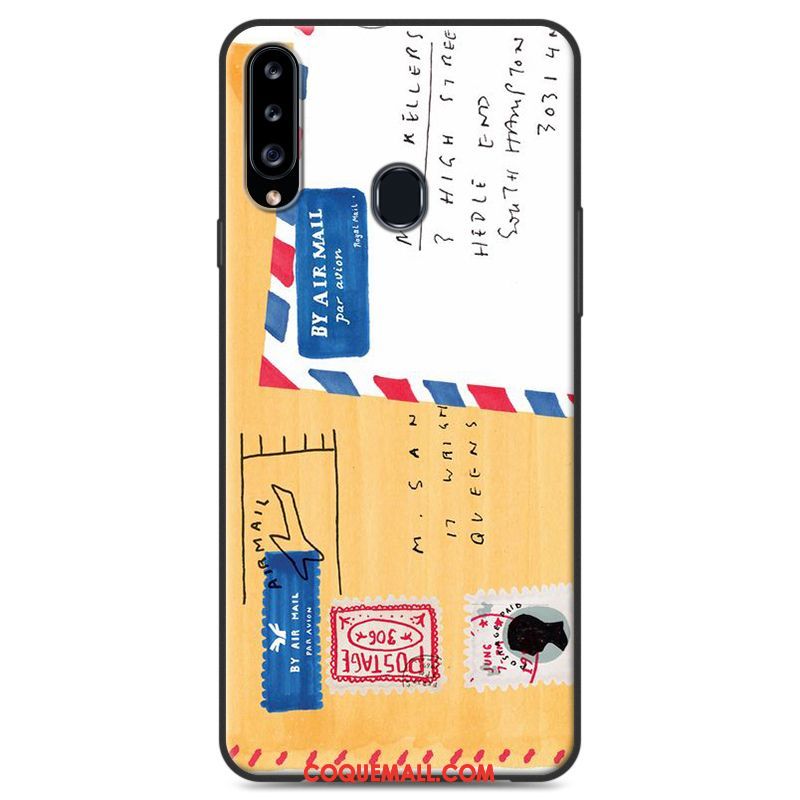 Étui Samsung Galaxy A20s Délavé En Daim Protection Ornements Suspendus, Coque Samsung Galaxy A20s Multicolore Étoile