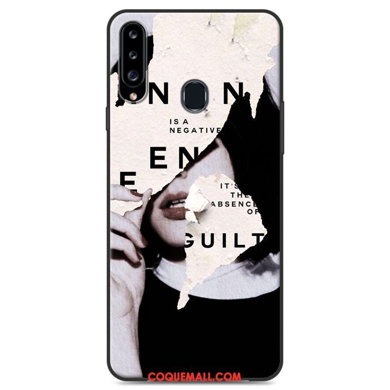 Étui Samsung Galaxy A20s Délavé En Daim Protection Ornements Suspendus, Coque Samsung Galaxy A20s Multicolore Étoile