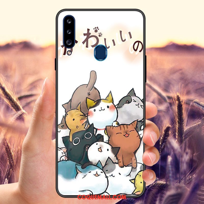 Étui Samsung Galaxy A20s Fluide Doux Modèle Miroir, Coque Samsung Galaxy A20s Tendance Téléphone Portable