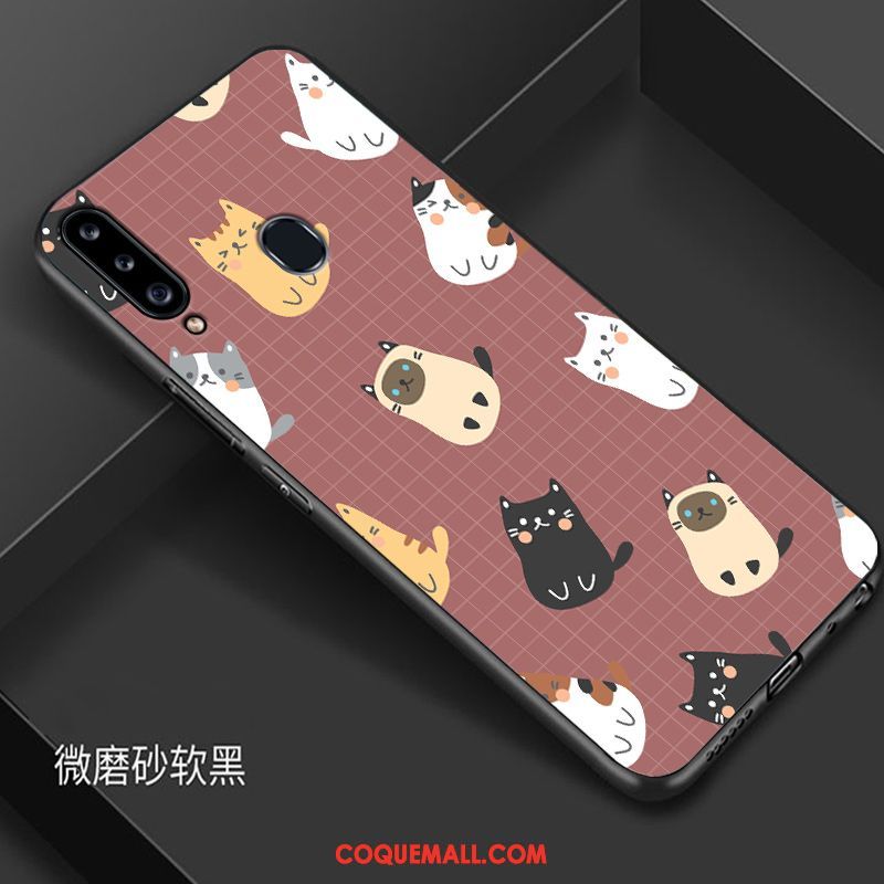 Étui Samsung Galaxy A20s Marque De Tendance Dessin Animé Net Rouge, Coque Samsung Galaxy A20s Téléphone Portable Tout Compris