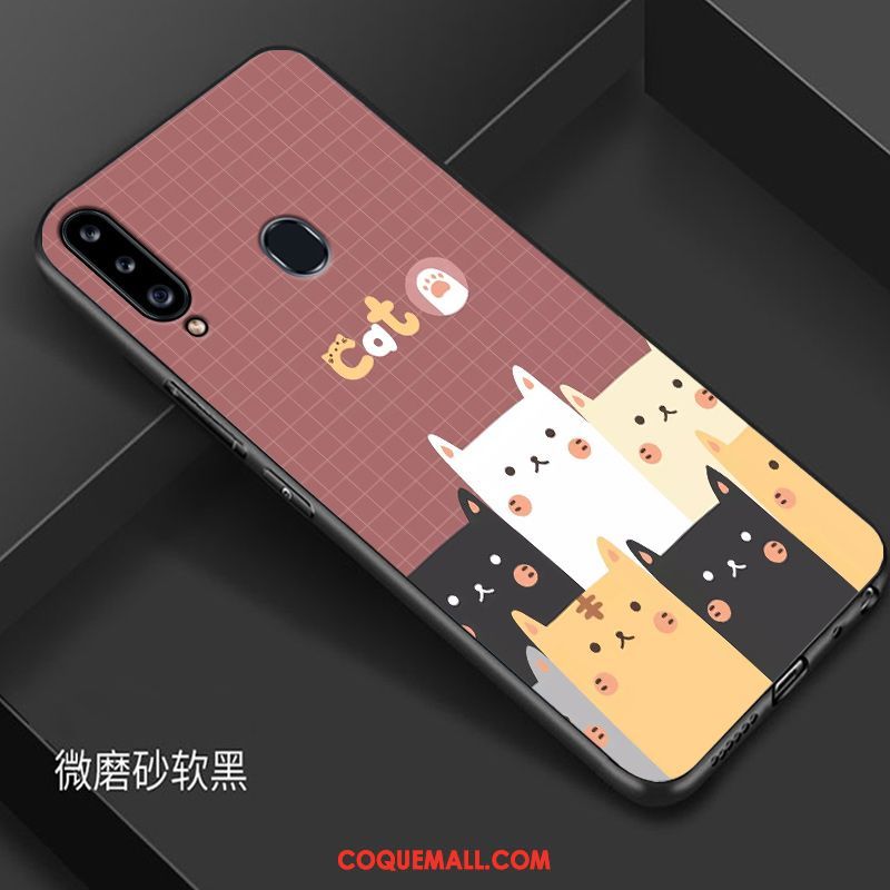 Étui Samsung Galaxy A20s Marque De Tendance Dessin Animé Net Rouge, Coque Samsung Galaxy A20s Téléphone Portable Tout Compris