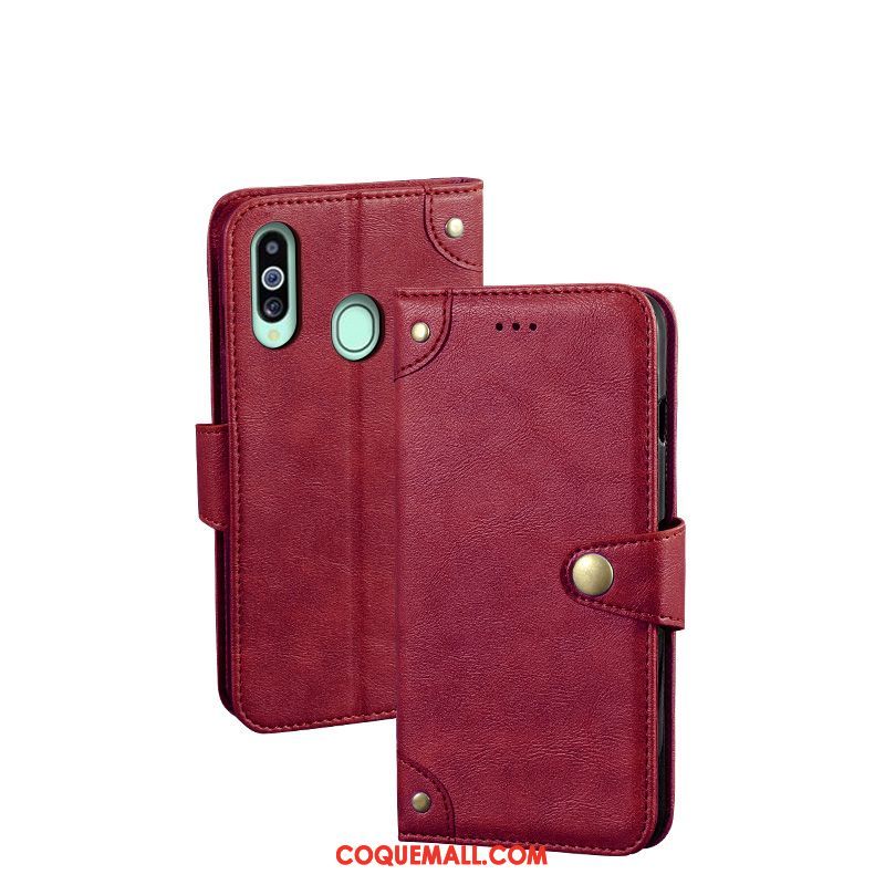 Étui Samsung Galaxy A20s Portefeuille En Cuir Étoile, Coque Samsung Galaxy A20s Tout Compris Fluide Doux