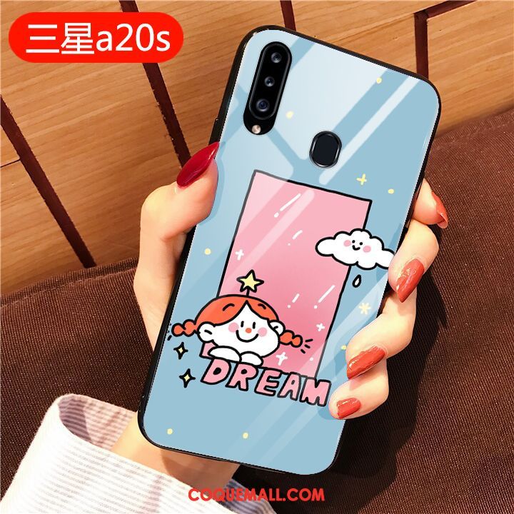 Étui Samsung Galaxy A20s Tout Compris Dessin Animé Incassable, Coque Samsung Galaxy A20s Amoureux Étoile