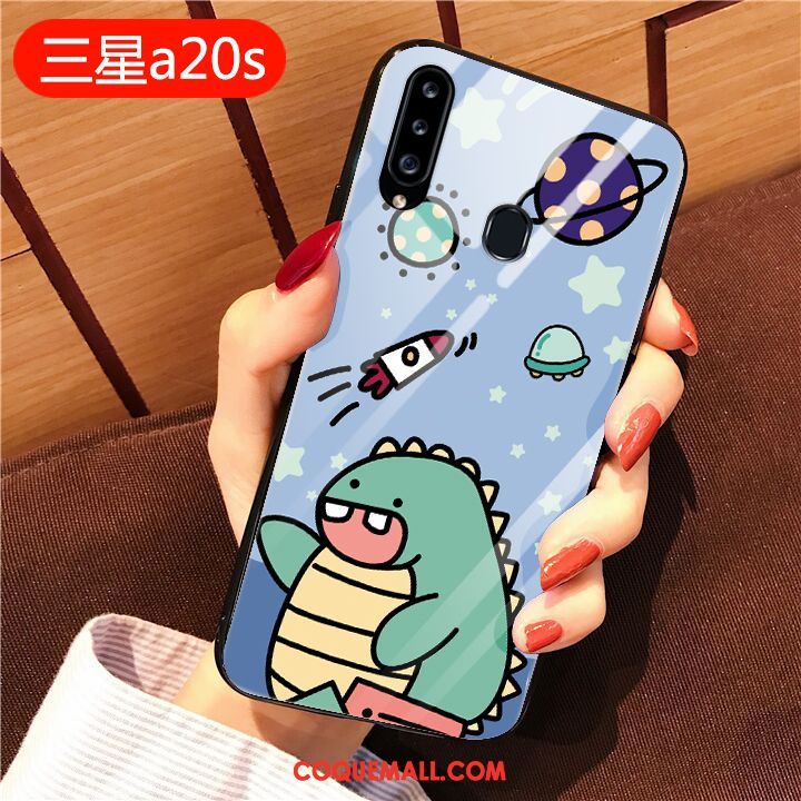 Étui Samsung Galaxy A20s Tout Compris Dessin Animé Incassable, Coque Samsung Galaxy A20s Amoureux Étoile