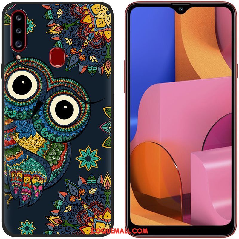 Étui Samsung Galaxy A20s Téléphone Portable Incassable Protection, Coque Samsung Galaxy A20s Fluide Doux Silicone