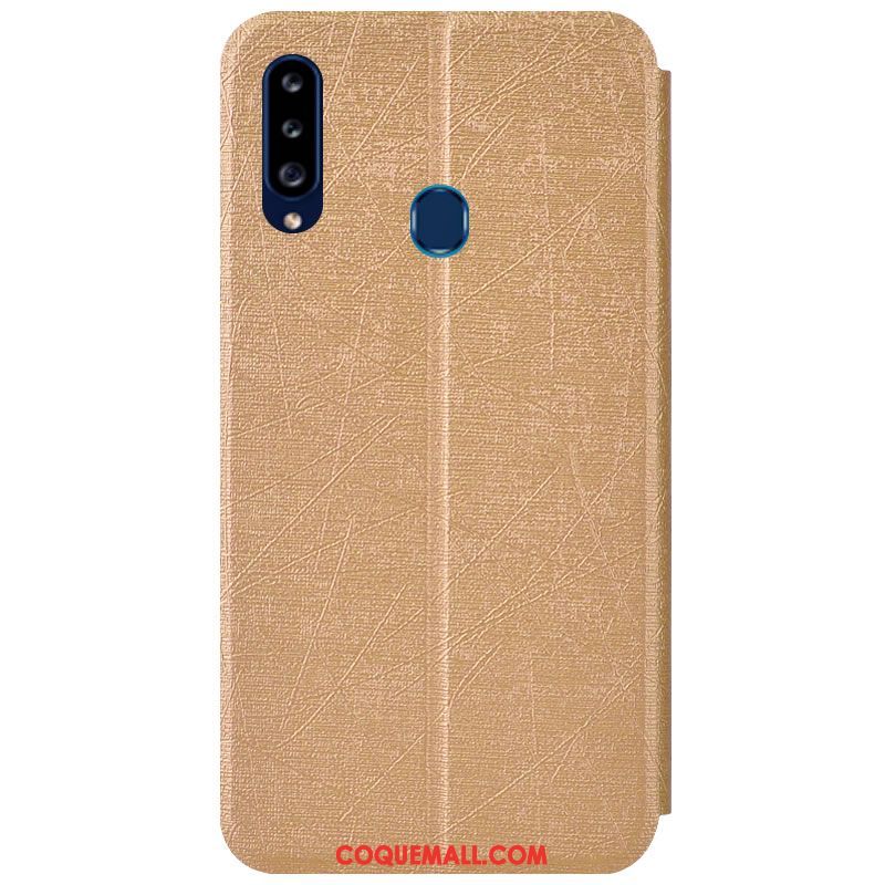 Étui Samsung Galaxy A20s Étoile Incassable Protection, Coque Samsung Galaxy A20s En Cuir Téléphone Portable