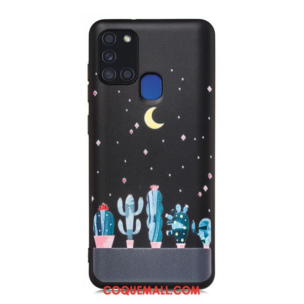 Étui Samsung Galaxy A21s Étoile Dessin Animé Téléphone Portable, Coque Samsung Galaxy A21s Tout Compris Incassable