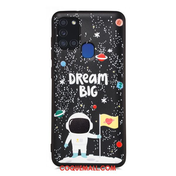 Étui Samsung Galaxy A21s Étoile Dessin Animé Téléphone Portable, Coque Samsung Galaxy A21s Tout Compris Incassable