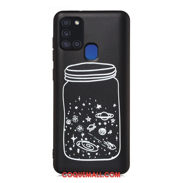 Étui Samsung Galaxy A21s Étoile Dessin Animé Téléphone Portable, Coque Samsung Galaxy A21s Tout Compris Incassable