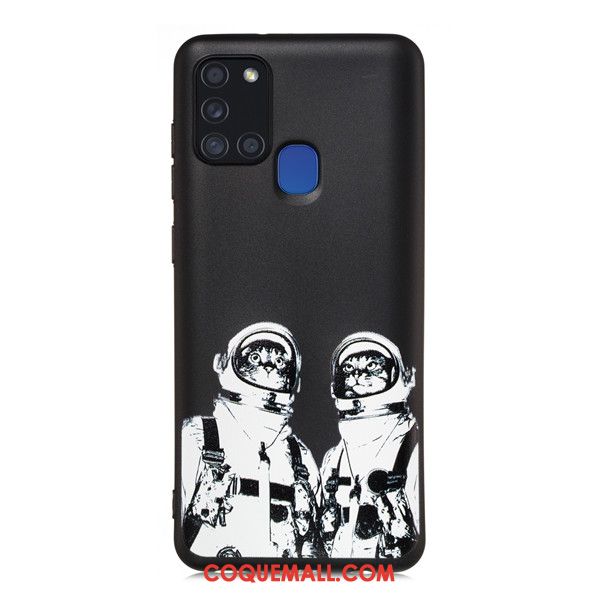 Étui Samsung Galaxy A21s Étoile Dessin Animé Téléphone Portable, Coque Samsung Galaxy A21s Tout Compris Incassable