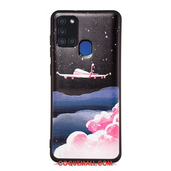 Étui Samsung Galaxy A21s Étoile Dessin Animé Téléphone Portable, Coque Samsung Galaxy A21s Tout Compris Incassable