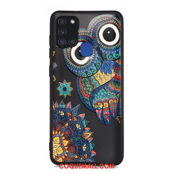 Étui Samsung Galaxy A21s Étoile Dessin Animé Téléphone Portable, Coque Samsung Galaxy A21s Tout Compris Incassable