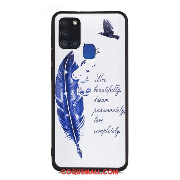 Étui Samsung Galaxy A21s Étoile Dessin Animé Téléphone Portable, Coque Samsung Galaxy A21s Tout Compris Incassable