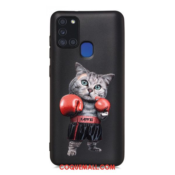 Étui Samsung Galaxy A21s Étoile Dessin Animé Téléphone Portable, Coque Samsung Galaxy A21s Tout Compris Incassable