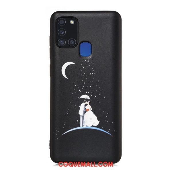 Étui Samsung Galaxy A21s Étoile Dessin Animé Téléphone Portable, Coque Samsung Galaxy A21s Tout Compris Incassable