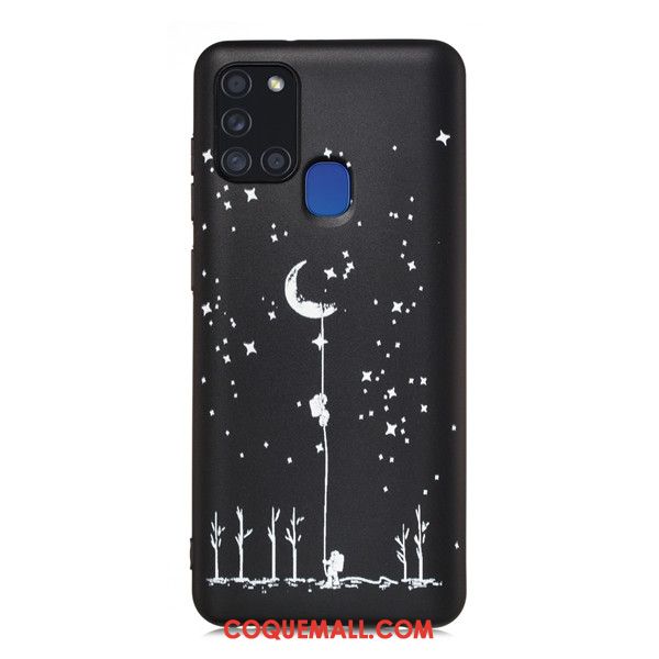 Étui Samsung Galaxy A21s Étoile Dessin Animé Téléphone Portable, Coque Samsung Galaxy A21s Tout Compris Incassable