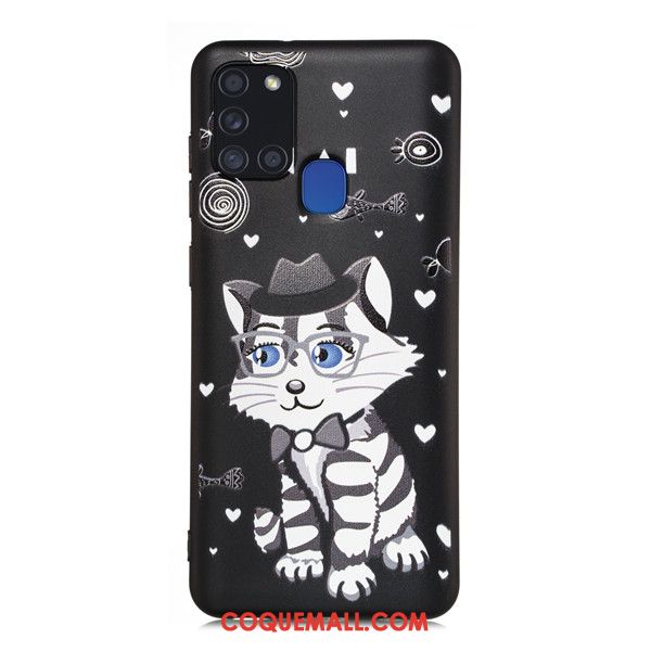 Étui Samsung Galaxy A21s Étoile Dessin Animé Téléphone Portable, Coque Samsung Galaxy A21s Tout Compris Incassable