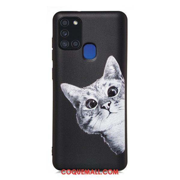 Étui Samsung Galaxy A21s Étoile Dessin Animé Téléphone Portable, Coque Samsung Galaxy A21s Tout Compris Incassable