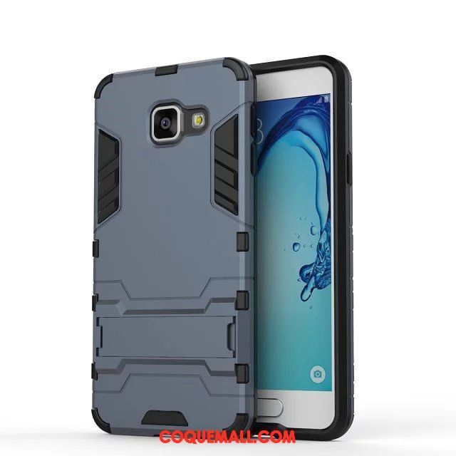 Étui Samsung Galaxy A3 2016 Gris Étoile Or, Coque Samsung Galaxy A3 2016 Incassable Support