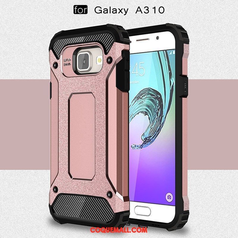 Étui Samsung Galaxy A3 2016 Téléphone Portable Protection Dessin Animé, Coque Samsung Galaxy A3 2016 Rouge Grand