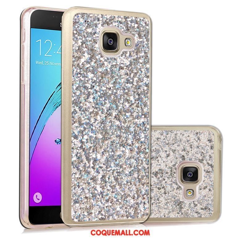 Étui Samsung Galaxy A3 2016 Téléphone Portable Rose Protection, Coque Samsung Galaxy A3 2016 Fluide Doux Étoile